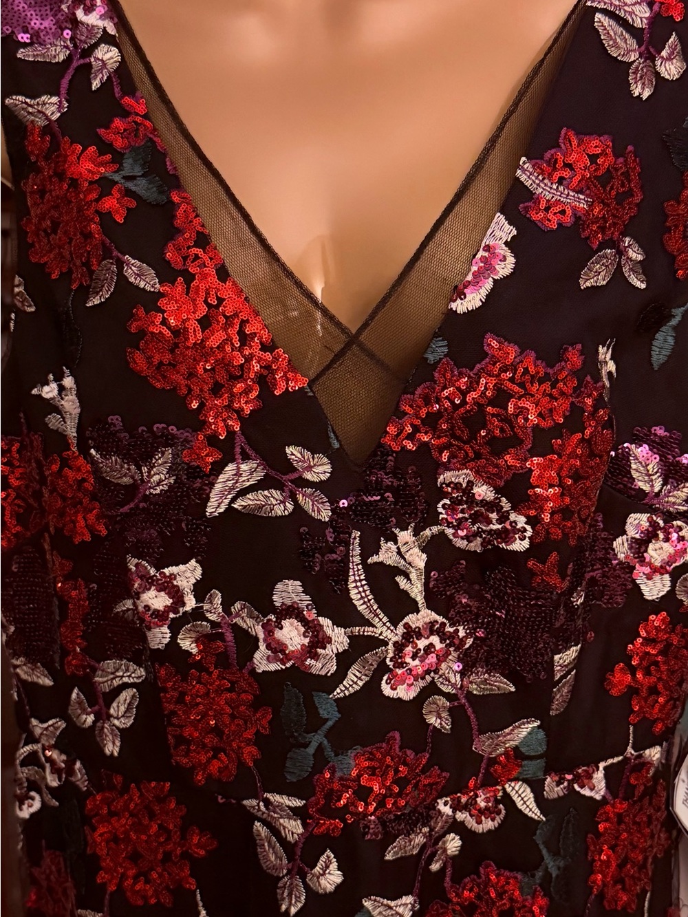 NWT Adrianna Papell Evening Holiday Dress Sz 18 Stunning!